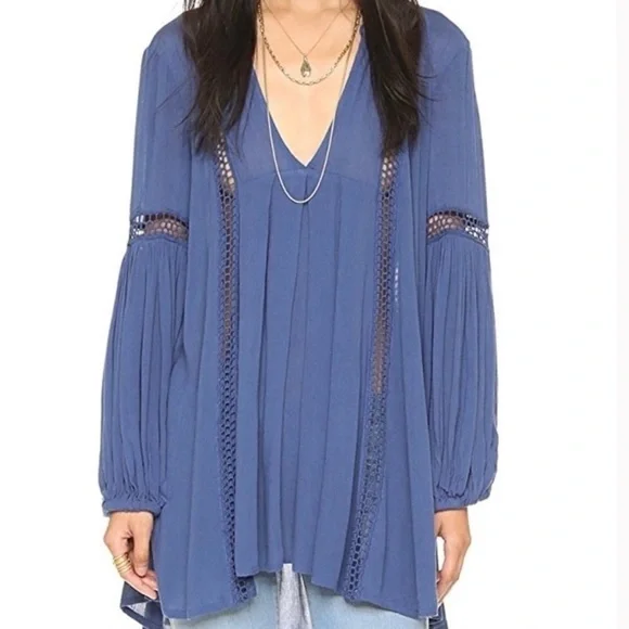 Free People Just The Two of Us Swing Tunic Dress Size XS - Picture 1 of 9